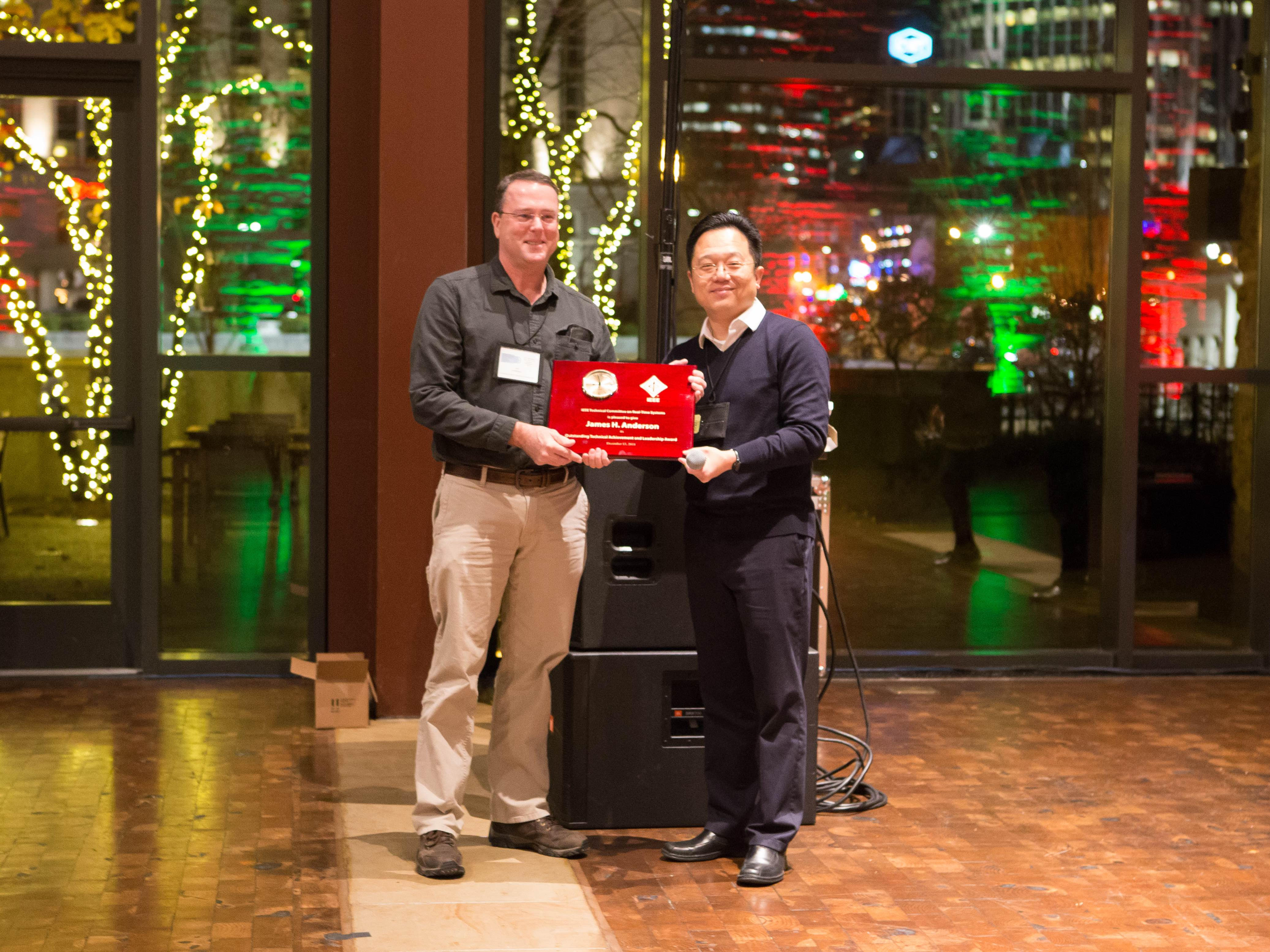 Jim recieves TCRTS Technical Achievement and Leadership Award in Nashville