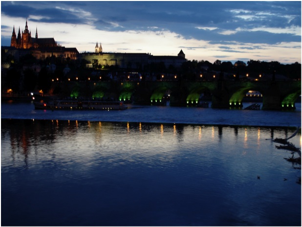 The view in Prague, Czech Republic