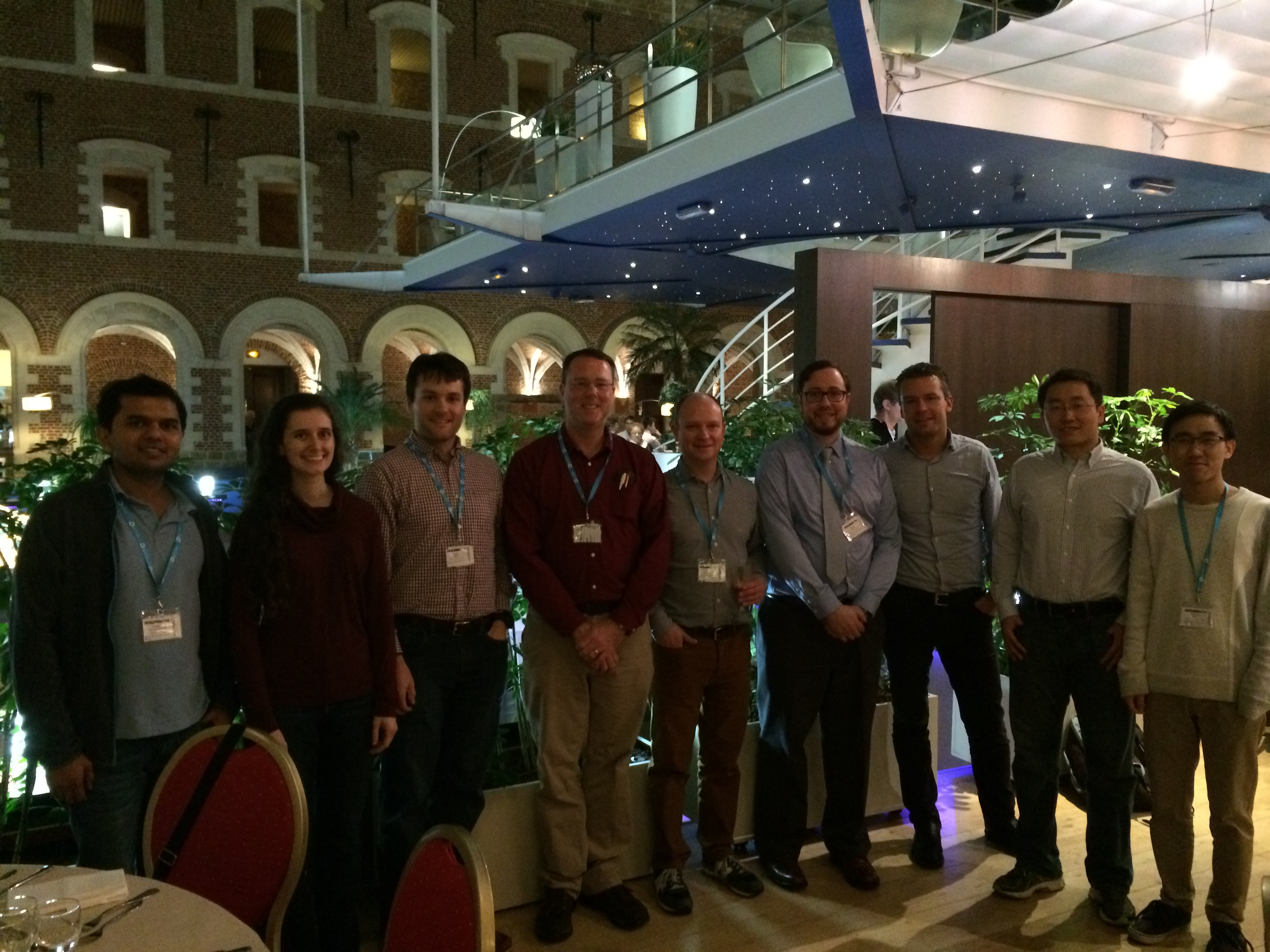 Current and former real-time group members in Lille, France