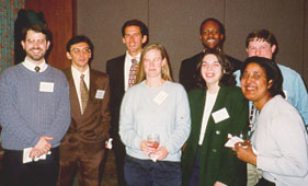 Students at Awards Dinner (Photo by Kevin Jeffay)