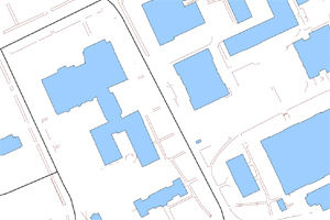 A portion of a BATS UNC campus map