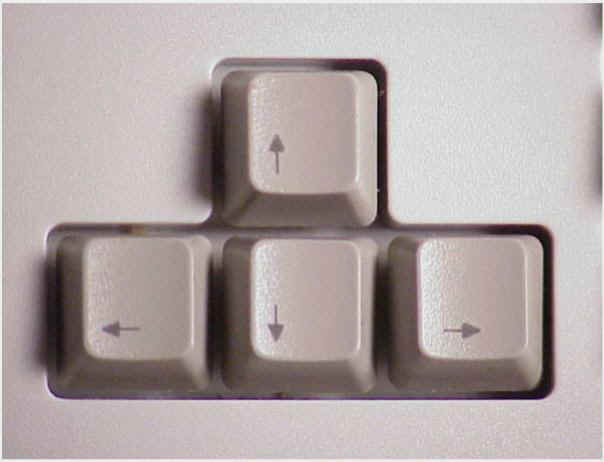 Keyboard arrow keys image