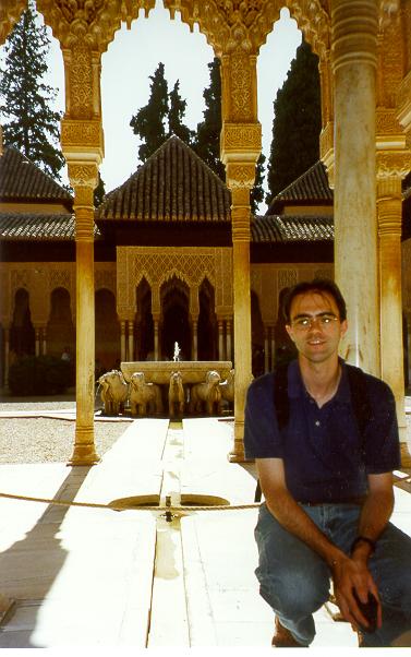 Main image: in front of the Fountain of the Lions