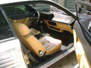 Ferrari Mondial Interior.  No plastic - everything is leather or wool.