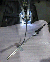 Flex scope hooked up to DMD device