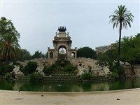 Barcelona Park Waterfall